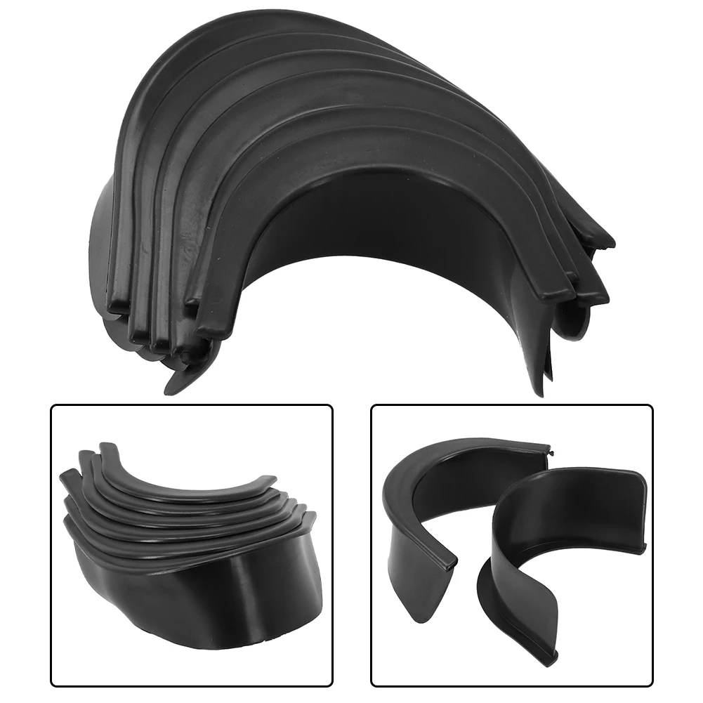 Rubber Pockets Mid-tail Bag Set Pool Table Rubber Pockets Lined Adult Billiards Middle Tail Bag Weight 230g 6 Pieces