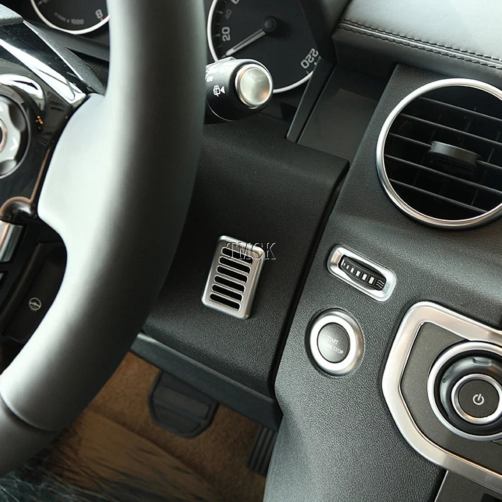 لاند روفر ديسكفري 4 LR4 L319 2010 2011 2012 2013 2014 2015 2016 ABS اكسسوارات السيارات التحكم المركزي ميكروفون غطاء الكسوة #5