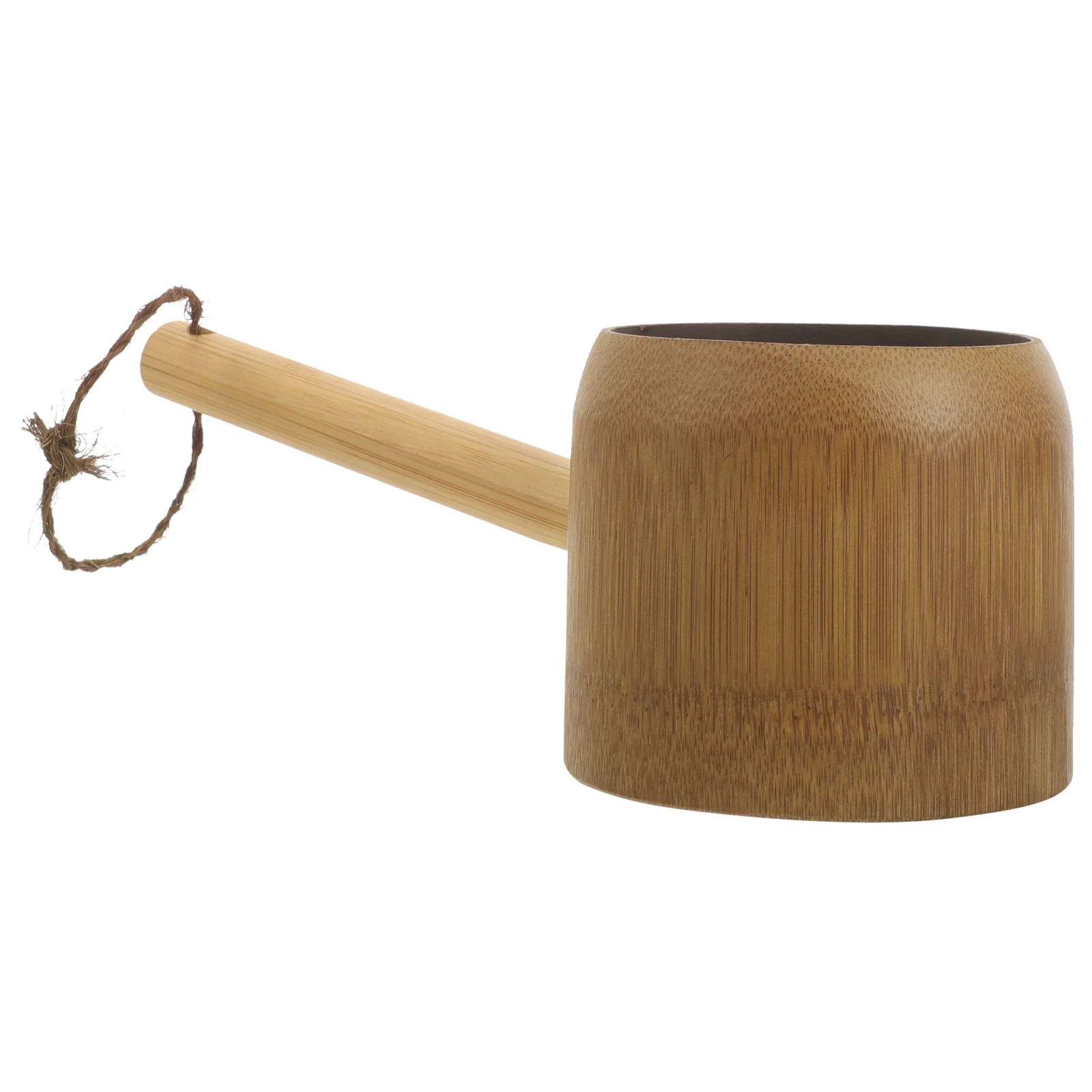 الخيزران مغرفة المياه مغرفة مقبض قصير للحمام دش شطف كوب المطبخ حمام قحافة مغرفة المياه قابلة لإعادة الاستخدام