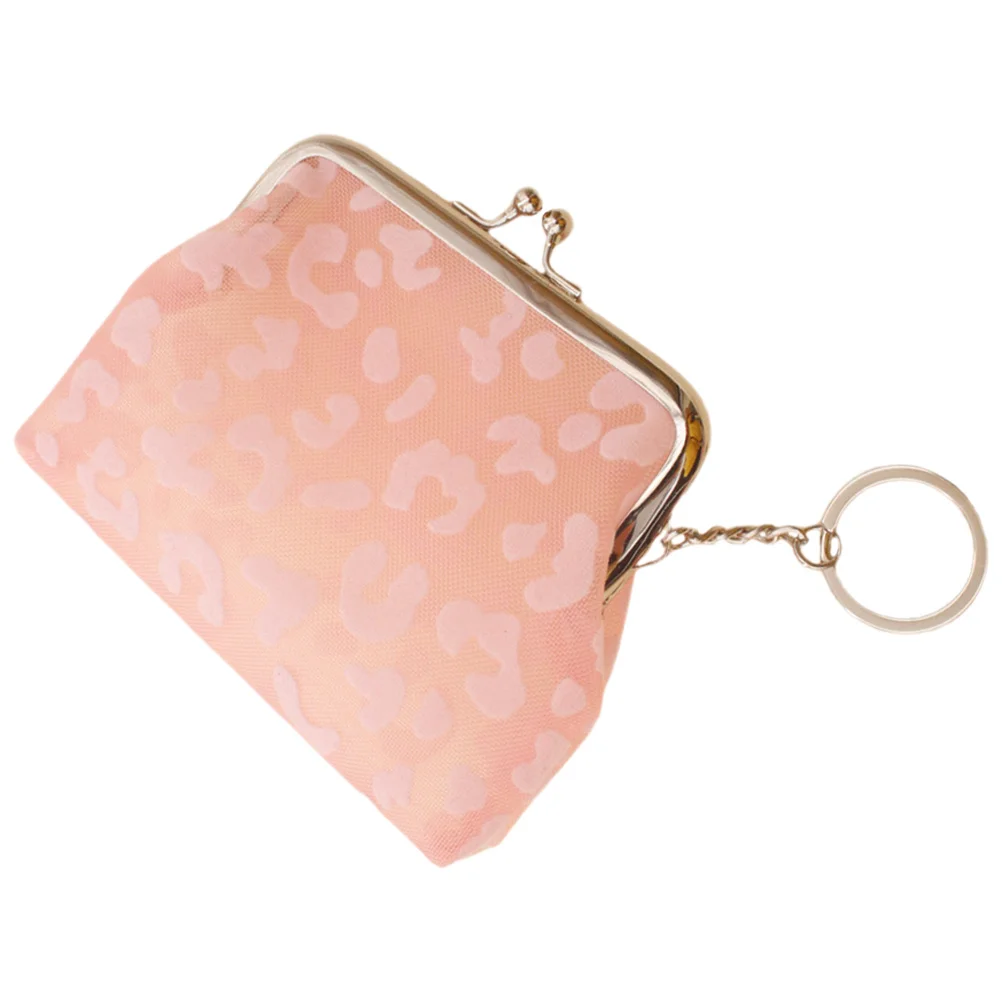 

Adorable Change Wallet Keychain Small Cards Holder Change Purse Coin Purse Card Holder with Key Ring for Everyday Use