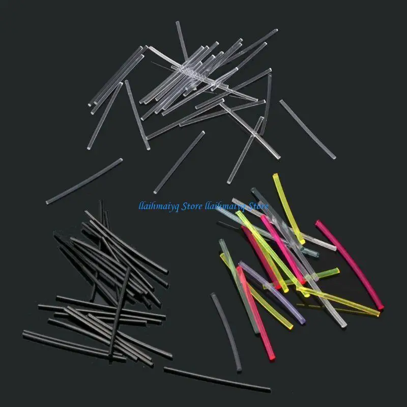 

573B 250pcs Invisible Plastic Soft Earring Piercing Retainer Ear Studs Pins