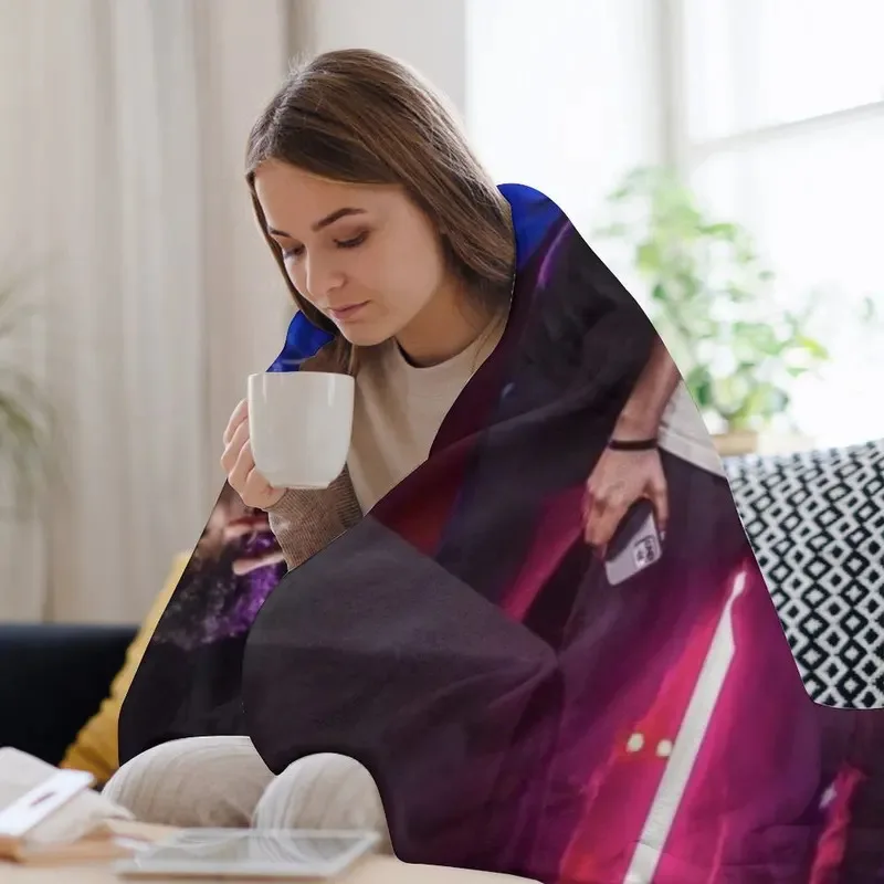 

UJF03Beta Squad team Throw Blanket Thermals For Travel Quilt Blankets5Ln&
