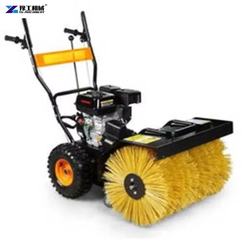 High Cost-performance Small Handheld Snow Blower Full Gear Rolling Brush Snow Clearing Machine