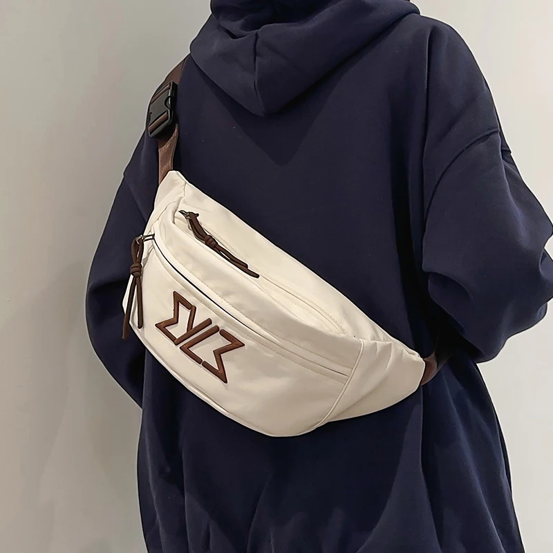 Men's Multi-Functional Sporty Crossbody Chest Bag Casual Waist Bag Single Shoulder Bag Women's New Style Crossbody Bag