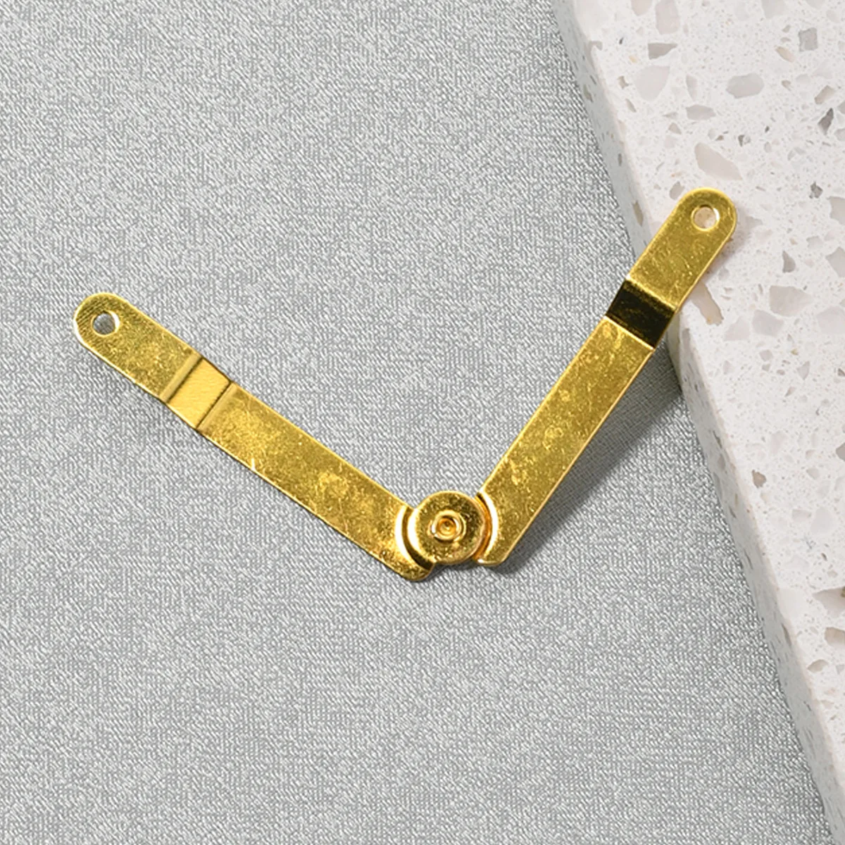 10pcs/set Wood Box Lid Support Hinge w/screws Jewelry Case Cover Stay Fittings Wooden Cabinet 62*8mm Stopping Position Hardware