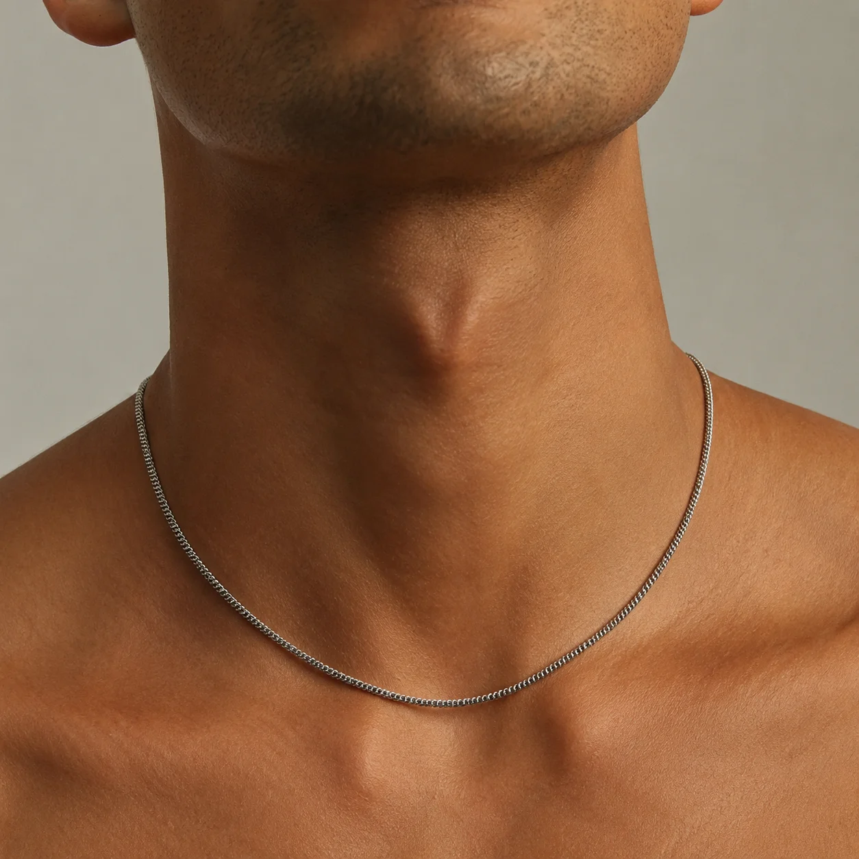 316L Stainless Steel Popcorn Chain 58cm, Non-Tarnish Beaded Wheat Necklace, Waterproof Minimalist Hip Hop Jewelry Gold