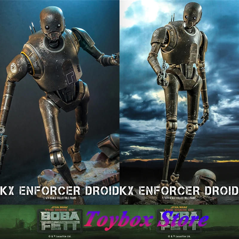 

HOTTOYS HT 1/6 TMS072 KX Enforcer DroidTM Collectible Figure Star Wars: The Book of Boba Fett Movie Original 12" Full Set Model