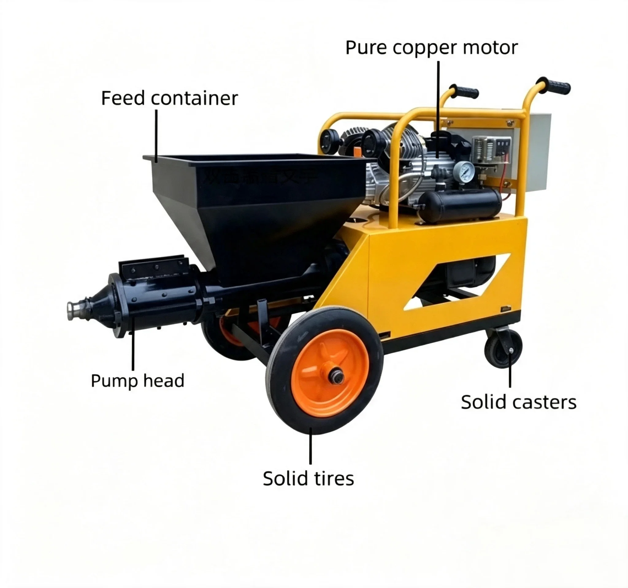 Customized Cement Mortar Spray Plastering Machine GLP-311 For Sale In Bulk Mortar Spraying Machine