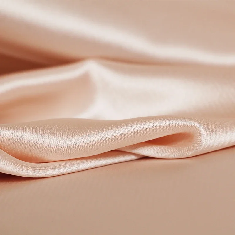 Redraspberry Pink Japan Tri-Acertate Ripple Satin Fabrics Garment Materials Women Dress Diy Sewing Cloth Tailor Freeshipping