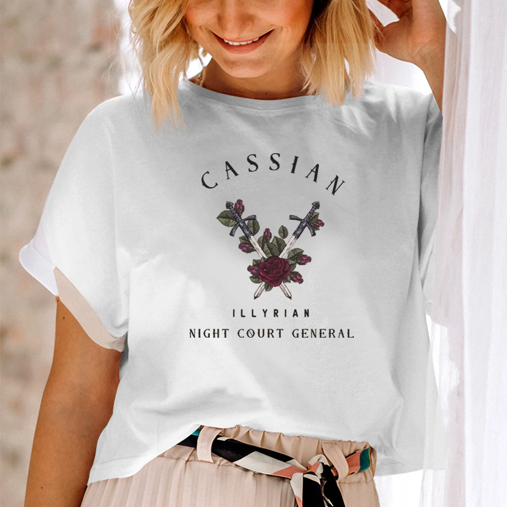 Cassian ACOTAR shirt Comfort Colors tee Acotar Velaris Printed Short Sleeve Illyrian Training Camp Shirt Sarah J Maas Fan Gift