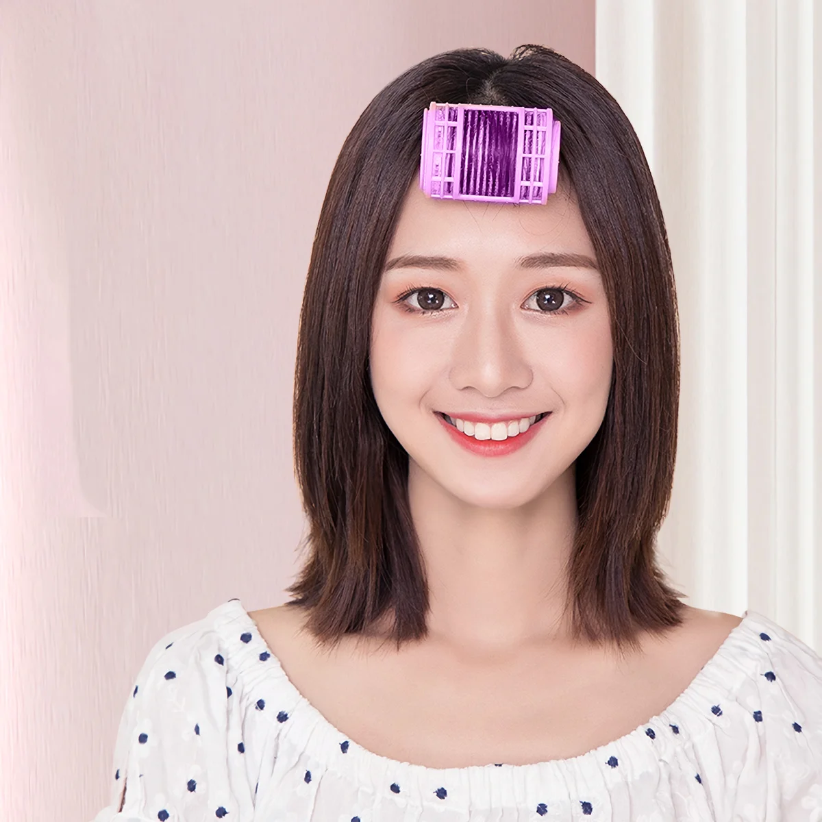 

20 pcs Plastic Hair Curlers Multicolor Lightweight Self-Grip Rollers For Medium Hair No Heat Hairstyle Home Salon Use