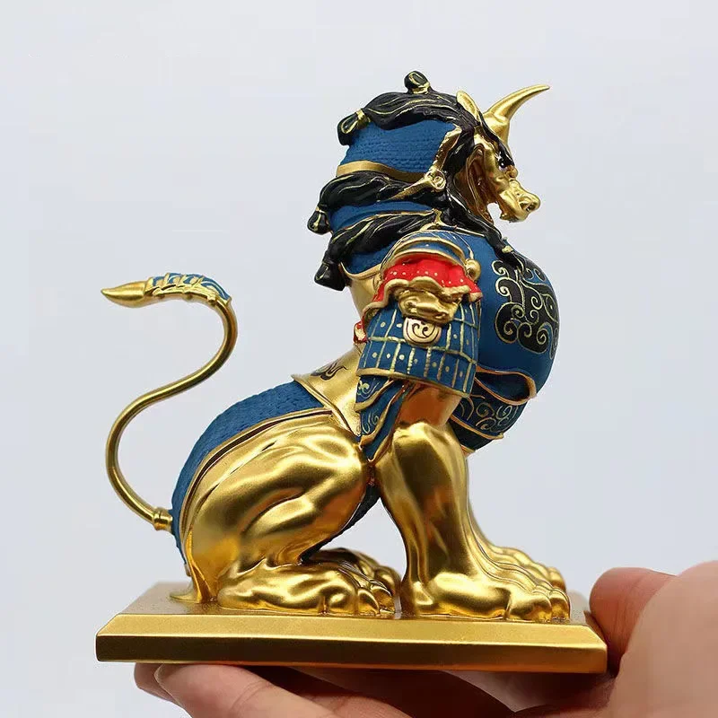 Kirin Mascot sculpture statue Resin arts and crafts Domineering home room, office decoration Car decoration accessories