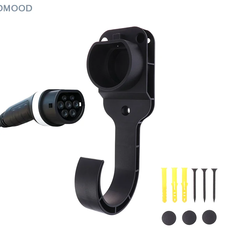 

Для разъема типа 2, вилка европейского стандарта, универсальный настенный кронштейн, держатель кабеля для зарядного устройства электромобиля, розетка для зарядного пистолета