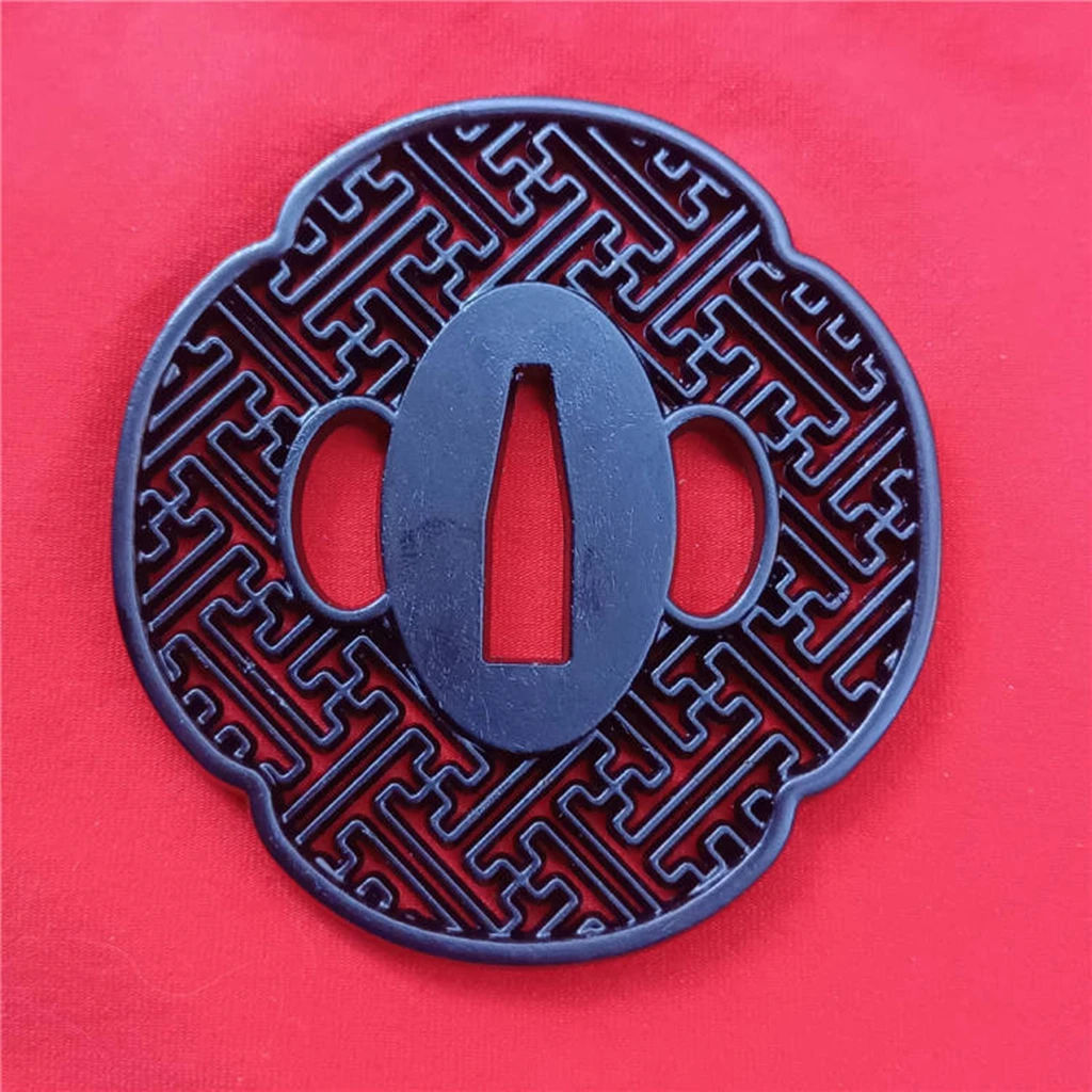 Fine Home Decorate Sword Part Handguard Tsuba Blade Fitting For Japan Katana Sabre Edged Wakizashi