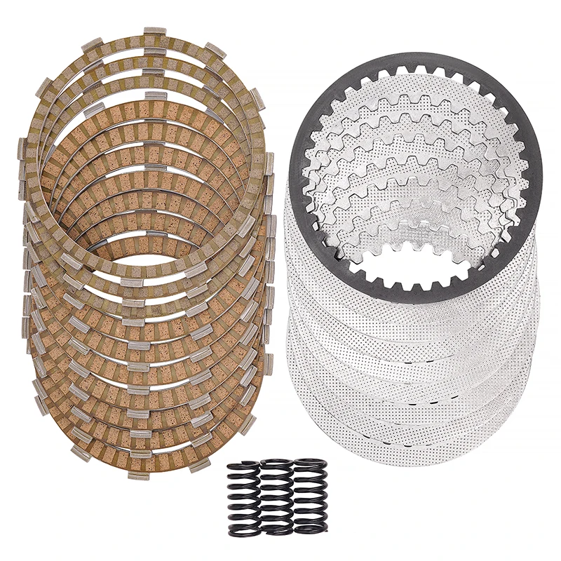 Motorcycle Paper Based Friction and Steel Clutch Plates Kit for KTM 1190 1290 ADV RC8-R GREY R Adventure 61332011000 61332111000