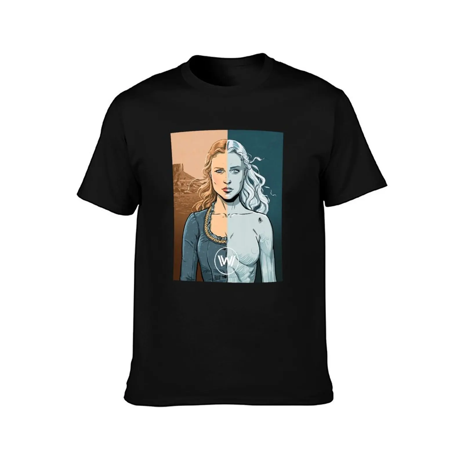 WESTWORLD - A bicameral mind (Dolores) T-Shirt Summer Casual Cotton Tee Oversized Streetwear Tops Vintage Graphic Print