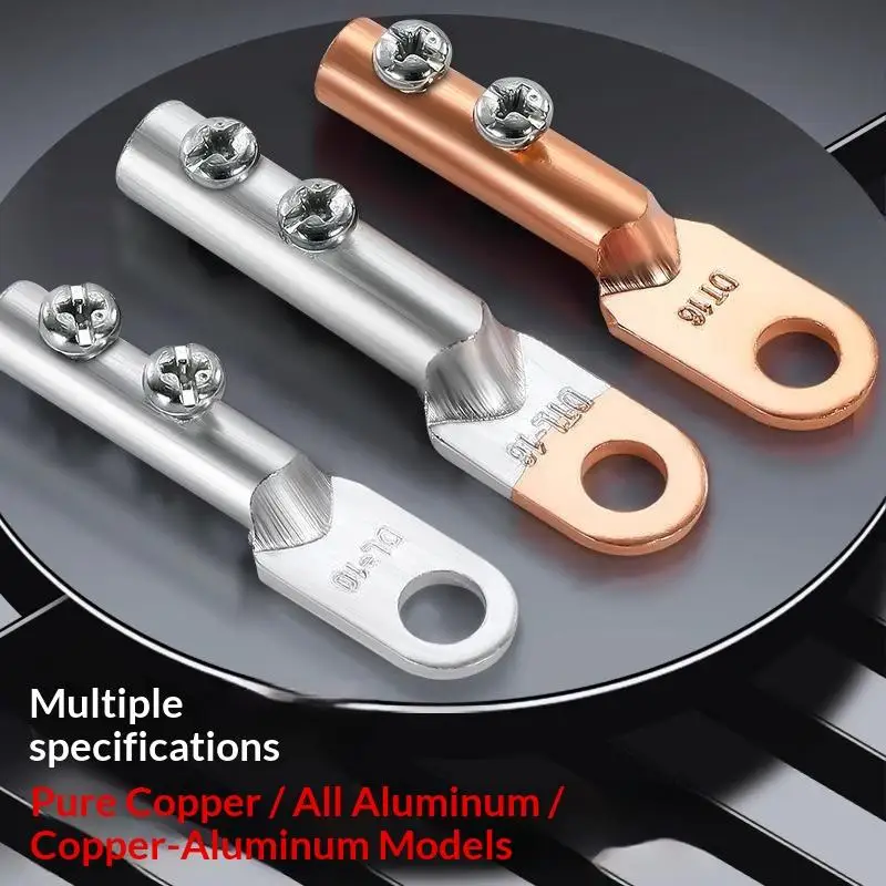 Hot Sale Screw Mount Copper Wire Terminal Copper Aluminum Crimp Connector Cable Joint Wire Lug