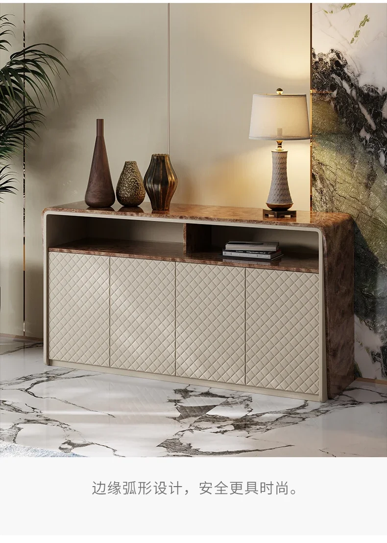 Sideboard Cabinet Italian Fashion Custom High-End Complete Paint TV Bench for Bedroom Storage Locker Entrance Cabinet