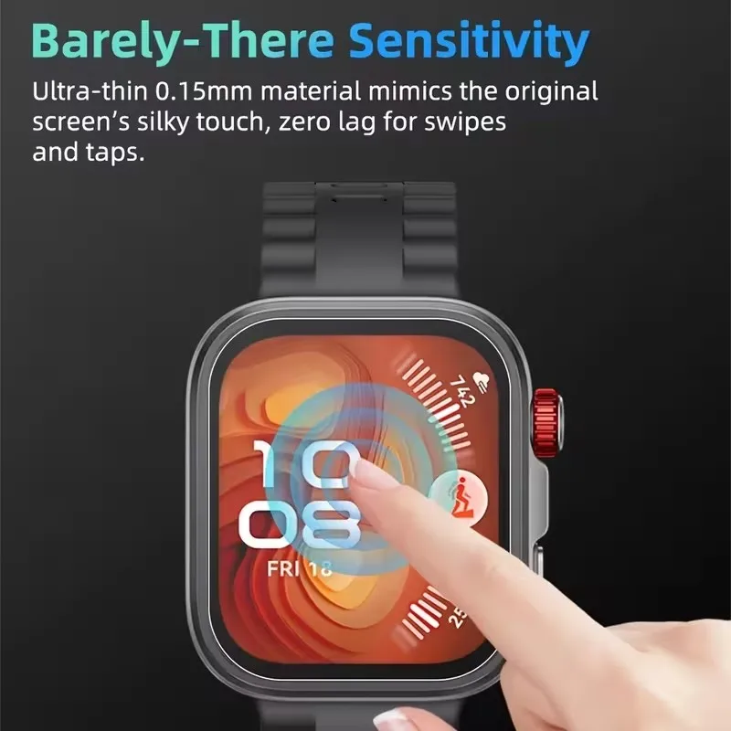 1–4 Stück Hydrogel-Folie für Huawei Watch Fit 3 4 5 Watch Fit 4 5 Pro, kratzfester Displayschutz – Detail 4