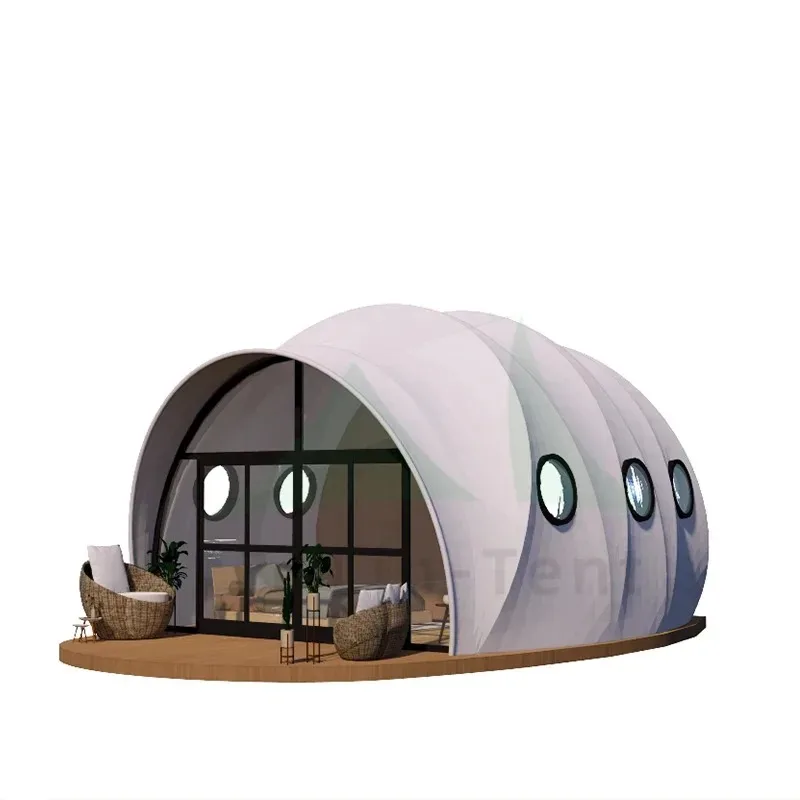 [2026] Hot Sale China Manufacturer Glamping Outdoor Resort House For Camping Design Predab Living Tent