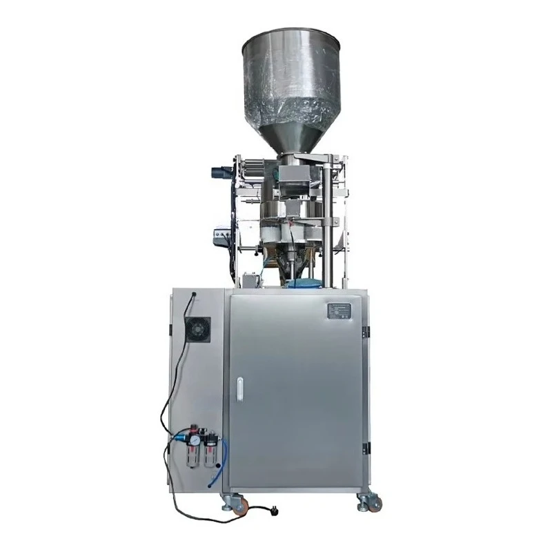 Customized Auto Volumetric Cup Filling Sealing Machine up to 1kg Salt Sugar Nut Cereal Grain Tea Bag High Speed Factory Supply