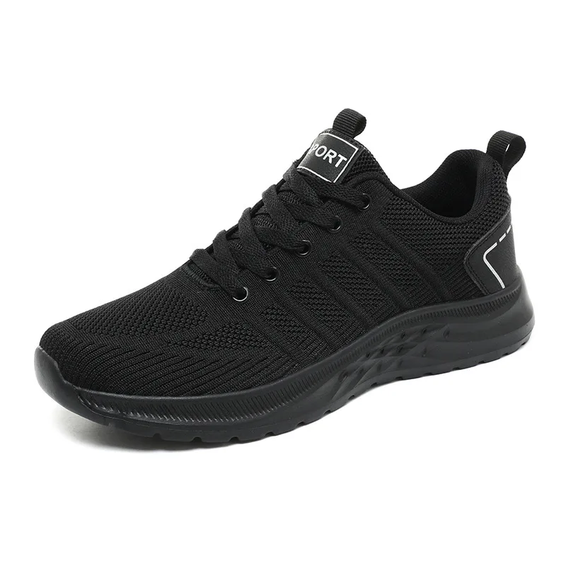 Spring New Arrival Plus - Size Couple's Casual Soft - Soled Breathable Single - Layer Knitted Mesh Running Shoes.