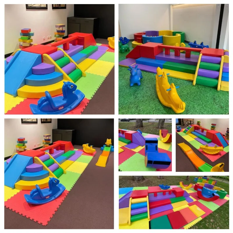 Children's sensory training soft play set equipment indoor playground indoor soft play area