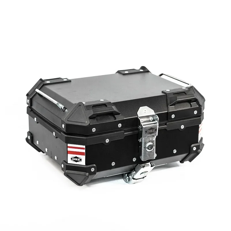 Newest motorcycle side box  22L 35L 45L 55L 65L 85L 100L trunk motorcycle scooter rear food delivery aluminum top box