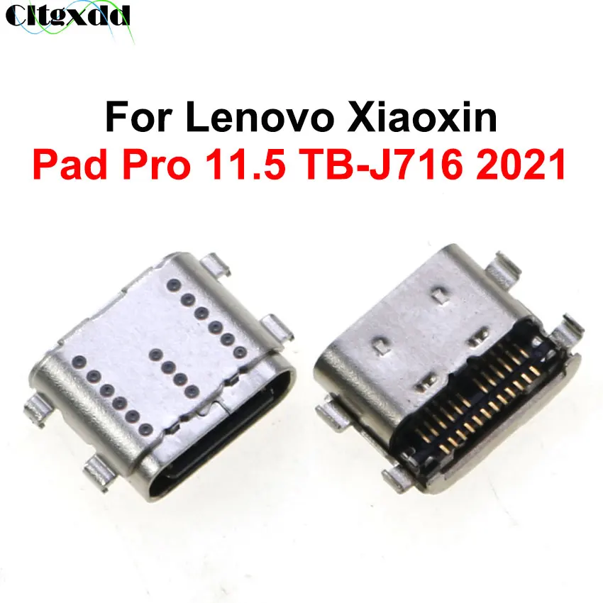 1pcs USB Type-C Charging Port Connector Jack For Lenovo Xiaoxin PadPro Pad Pro 11.5 TB-J716 2021 Laptop Tail Plug Female Socket