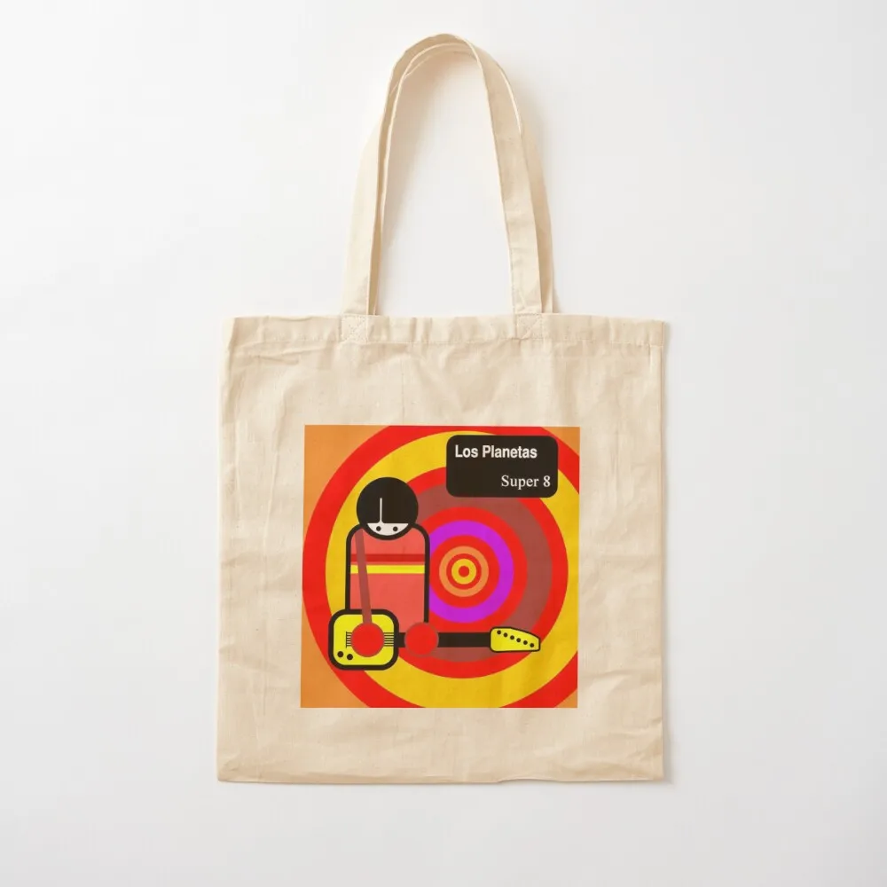 Los Planetas - Super 8 album 1994 Tote Bag tote bags aesthetic large Lady screen Canvas