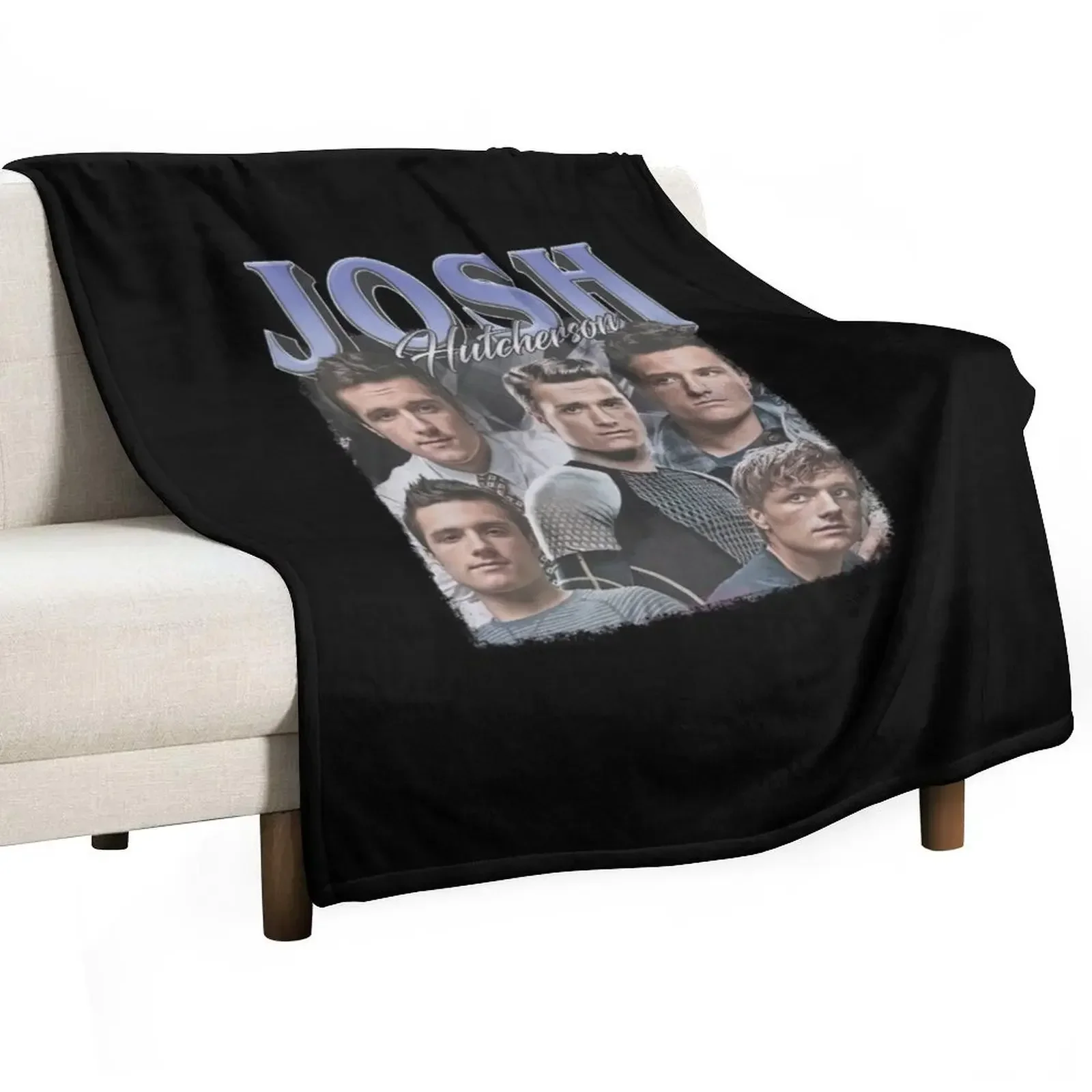 

Josh Hutcherson retro Throw Blanket Hairys Picnic Furrys Custom Blankets