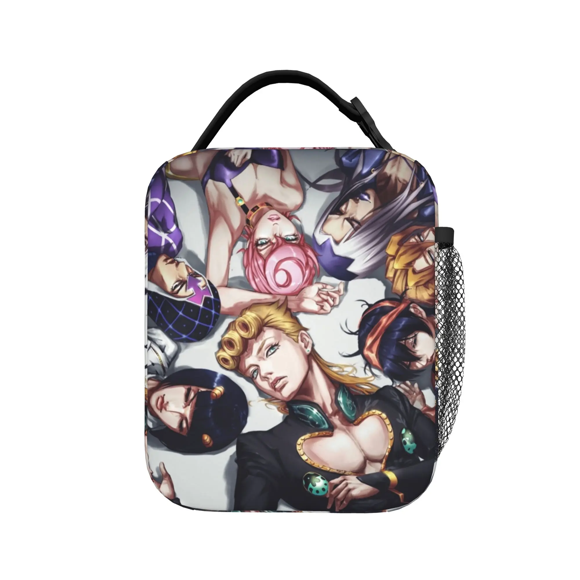 Joestar Family Bizarre Adventure - Bolsa térmica para el almuerzo, contenedor para comida, Anime Dio Brando Joestar Joseph J, bolsa para el almuerzo