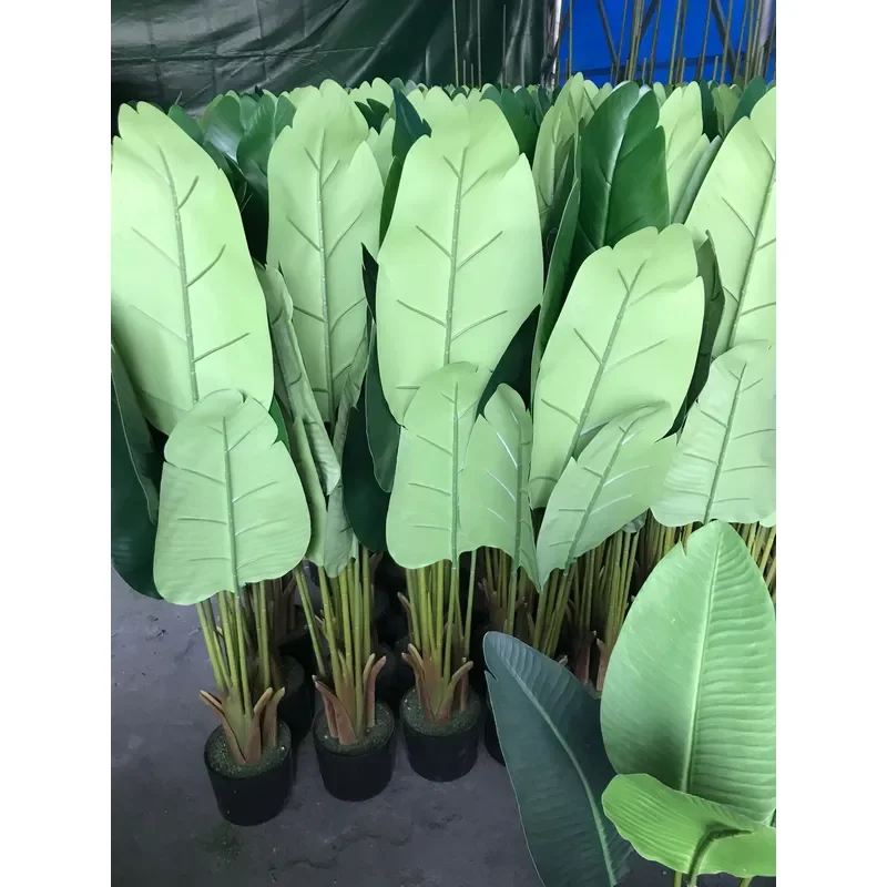 Artificial Banana Plants Tree for Ornamental Indoor Decor for Home Office Garden - view 2