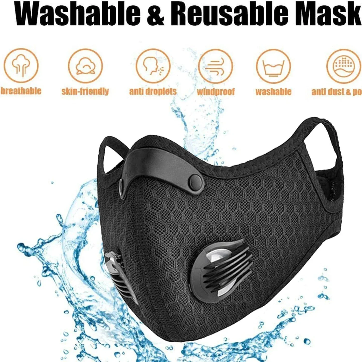 Motorcycle UV Protection Mask Men Winter Breathable Mask Unisex Antifreeze Cold Resistant Outdoor Cycling Sport Windproof Mask