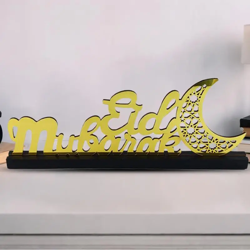 Moon Letters Holiday Decor Festival Gold Moon Letters Table Sign Room Decorating Accessories Party Supplies Art And Crafts For