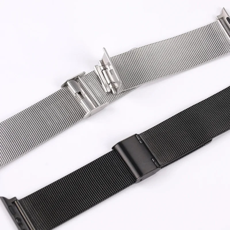 Bracelet milanais pour Apple Watch 9 8 7 SE 6 5 Se3 40mm 44mm 45mm 41mm Ultra 2 3 49mm, pour IWatch série 11 10 46mm 42mm