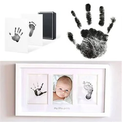 Handprint Footprint Imprint Kit Baby Souvenirs Casting Newborn Footprint inkpad Environmental-friendly Baby Care Non-Toxic Baby