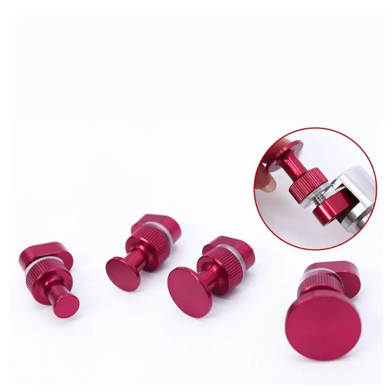 4Pcs Hail Dent Slide Hammer Auto Body Repair Tool Paintless Hail Dent Removal Tools Aluminum Alloy Glue Puller Tabs
