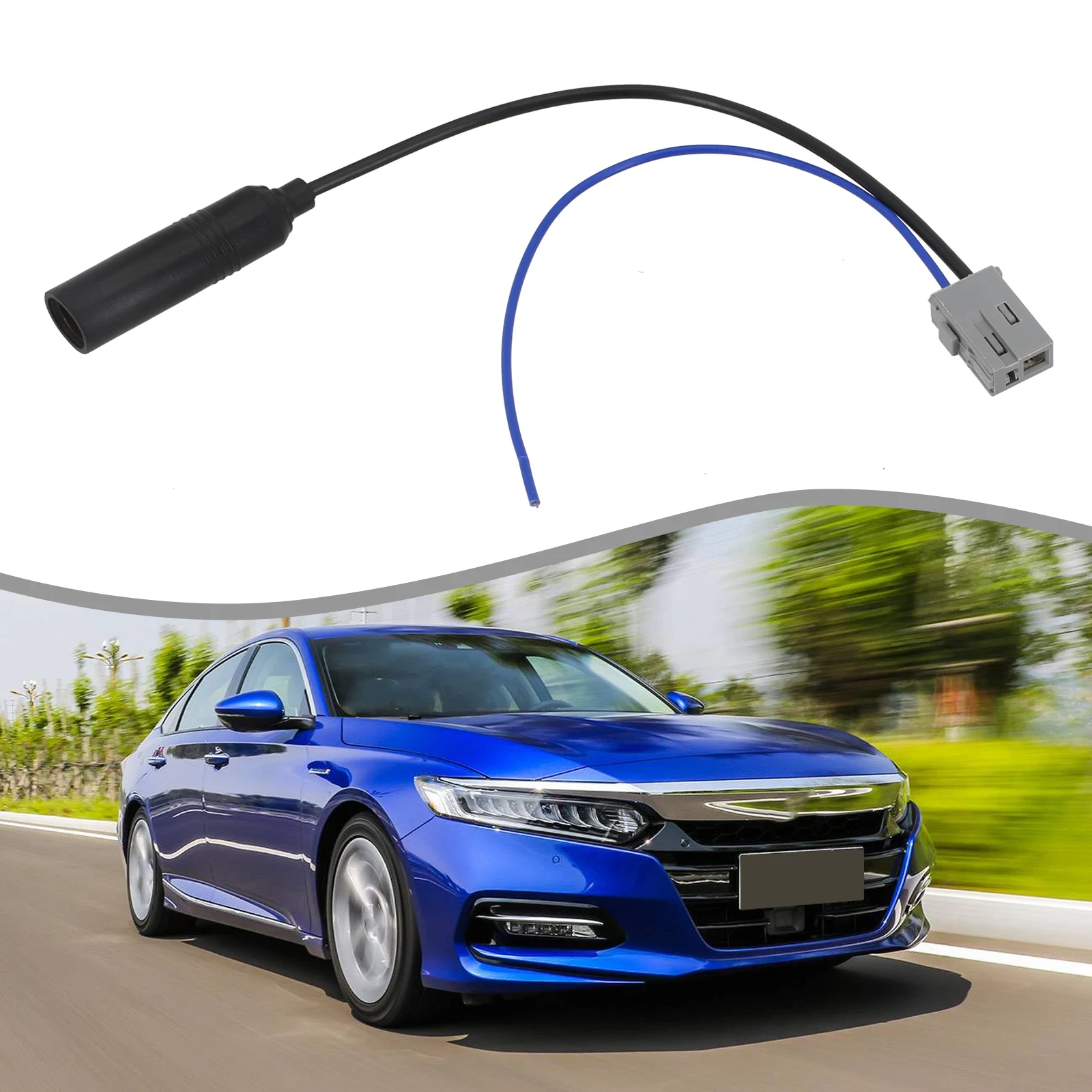 Car Radio Audio Antenna Cable For Honda Male Connector Antenna Adapter For Navigation Host  For Accord For Civic For CRV