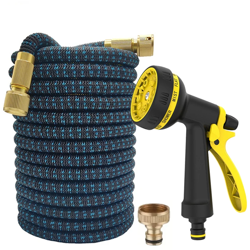 

High Quality, Flexible, And Expandable Garden Hoses Equipped With High-Pressure Water Guns, Suitable For Car And Garden Cleaning