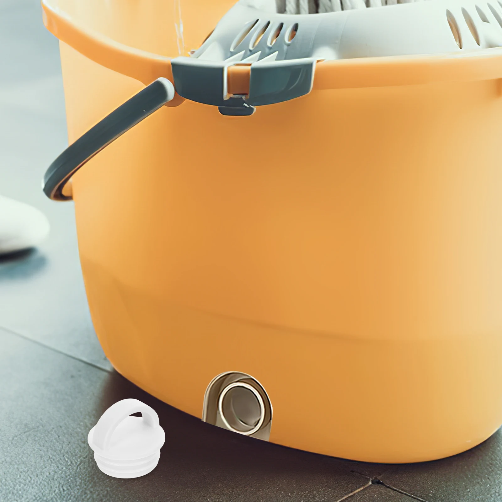 

10Pcs Silicone Mop Bucket Drain Plugs Easy Install Removal Replacement Stoppers Prevent Water Leakage Dry Floors
