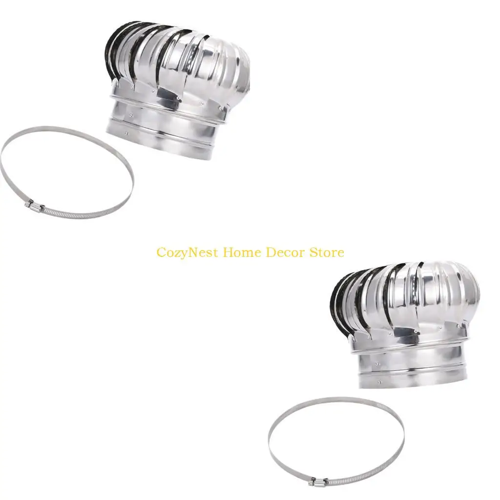 92MF Passive Rooftop Air Ventilators with 304 Steel Rotating Design