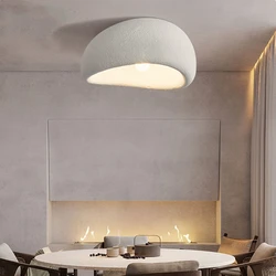 Modern Minimalist Wabi-Sabi Ceiling Light for Living Dining Room Cafe  Bedroom Led Home Decoration Lighting Fixture Lustre
