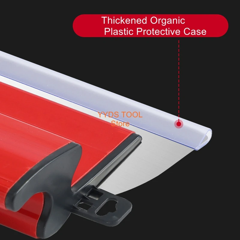 25cm-120cm Trowel Set Stainless Steel Trowel Plastic Putty Knife Large Leveling Trowel Plastering Trowel