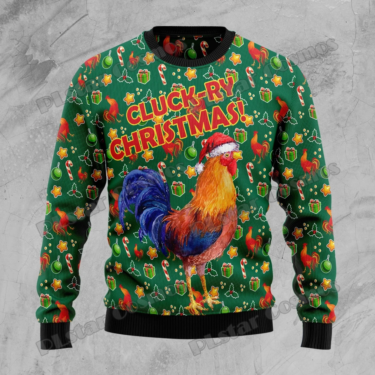 PLstar Cosmos Lovely Penguin 3D Printed Fashion Men's Ugly Christmas Sweater Winter Unisex Casual Knit Pullover Sweater MYY45