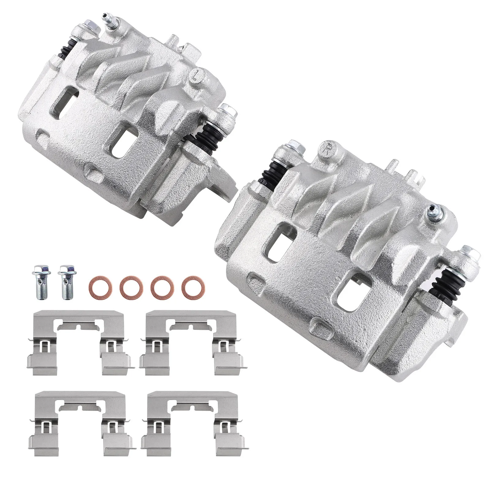 Front Disc Brake Caliper Set for Subaru XV Crosstrek 2013-2015 Left & Right Pair