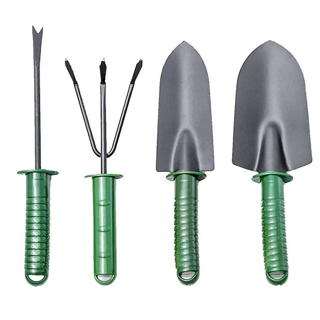 4 Pieces Gardening Tools Four-piece Garden Kit Wear-resistant Anti-corrosion