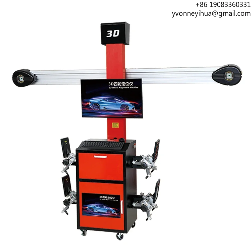 High Precision 3D Car Four Wheel Alignment Machine For Sale Universal Operating System Free Updates 4 Wheel Aligner