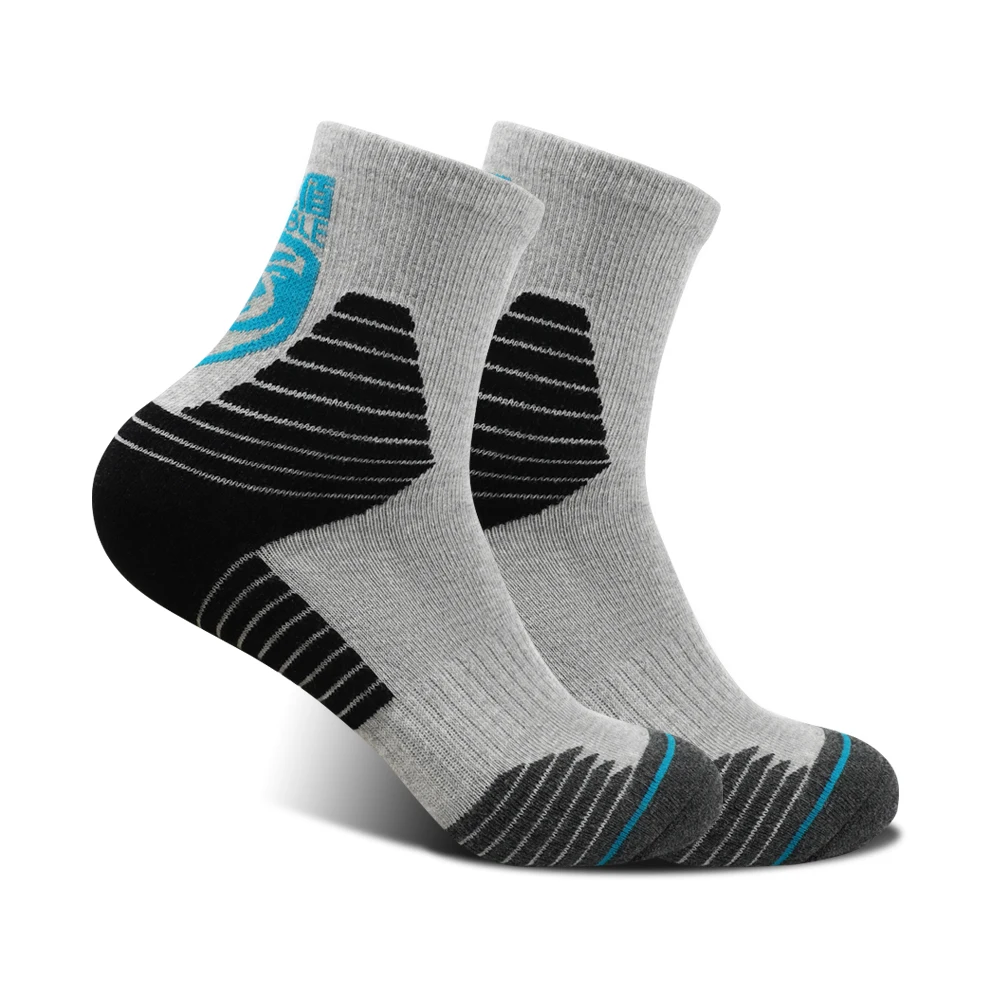 

1 Pairs Professional Basketball Socks Breathable Men Mid-Tube Socks White Sports Socks Towel Bottom Men Basketball Socks