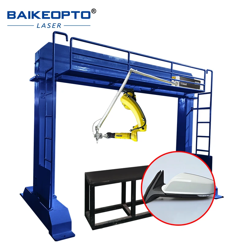 BK-J1000L-20id CO2 3D ROBOT LASER Cutter High Energy Conversion Efficiency Gepäckherstellung 1000W Schneidemaschine